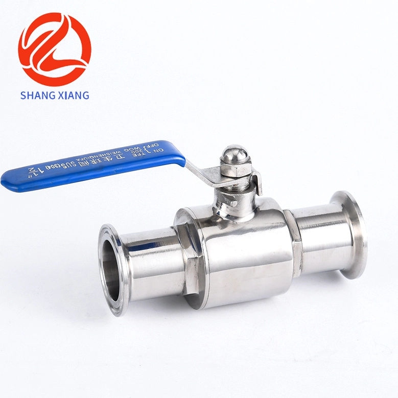 Sanitary Stainless Steel 304 Manual Welding Two-Piece Straight-Through Ball Valve