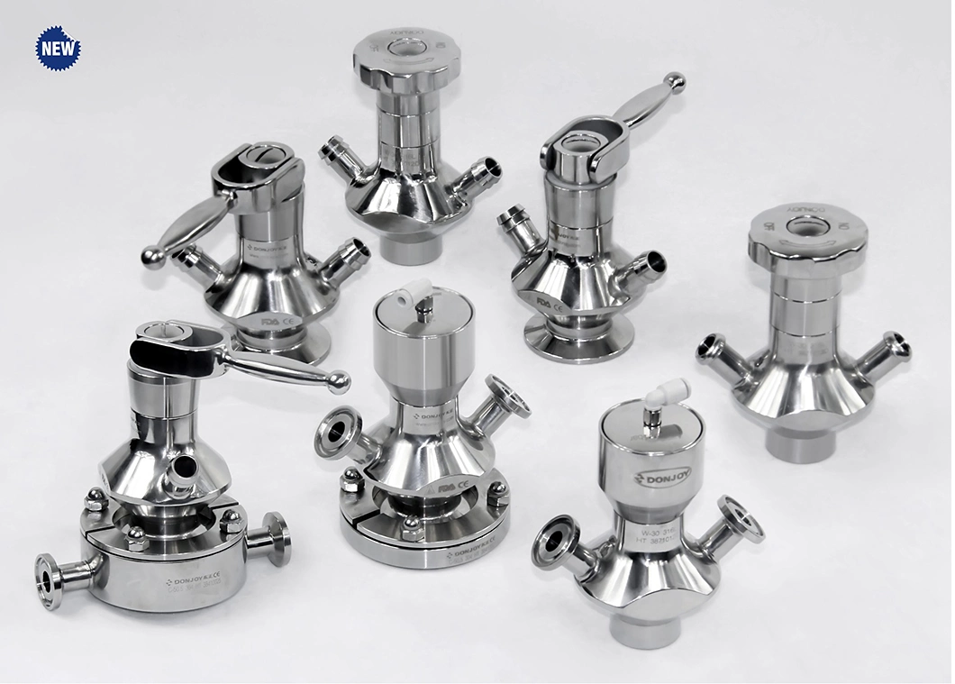 3A Sanitary Tri Clamp Sampling Valve for Brewery Dairy Pharmaceutical Industry