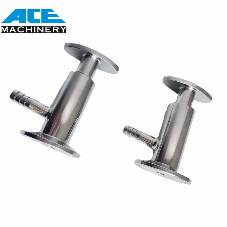 Food Grade SS304 316 Stainless Steel Sanitary Male Thread Sampling Valve